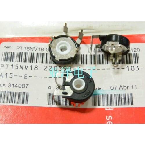 2pcs Imported Spanish PIHER trimmer potentiometer PT15NV18-10K horizontal oval hole wide foot