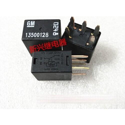 3PCS New 13500128 PA66-GF30 12VDC For Buick GM Automotive Relay 0248