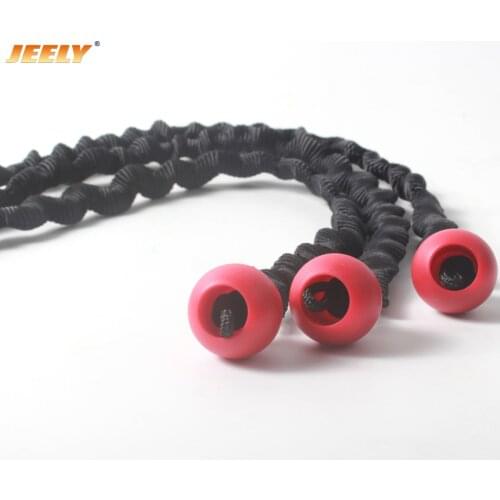 380mm bungee rope with valcro tape and stopper ball for kite bar system