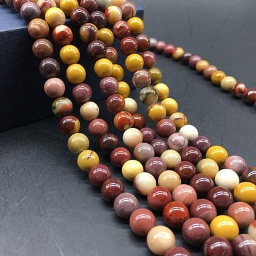 1 Strand Great Quality Yellowish Brown Beads 4 6 8 10 12mm Natural Stone Beads Hand Made Jewelry Findings Charm Spacer Materials
