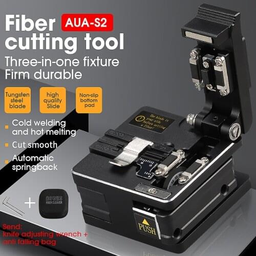 FTTH High Precision Cutting Tool AUA-S2 Optical Fiber Cleaver Cable Cutting Knife Fiber Cleaver