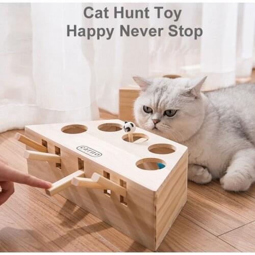 Cat Puzzle Toy Catch Hunt Mouse Game Funny Owner And Pet Interactive Toys Teaser Kitten 2021 Popular Goods For Cats
