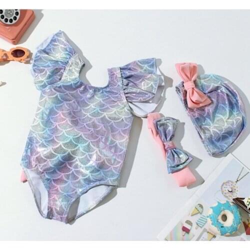 Baby Girls Swimsuit Swimming Fashion Kids Swim Wears For Girl Mermaid Children Baby Girl Kids Girl Swimwear Diving Quick drying