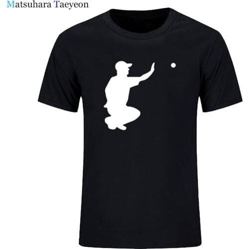 Summer petanque boule t shirt men Print 100% cotton T Shirts round Neck Natural Gift Humor summer Pictures tshirt
