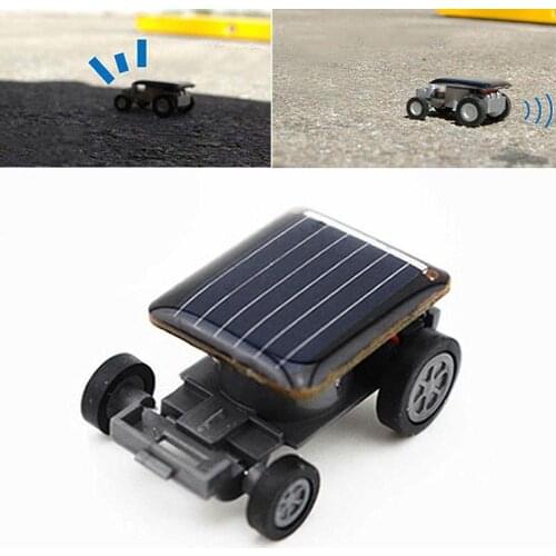 Solar Power Energy Mini Car Smallest Solar Power Mini Powered Children Racer Educational Solar Gift For Boy Toy Gadget Car B9J2