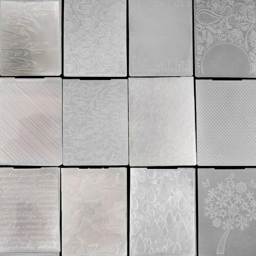 AZSG 2021 New Arrival Tree Heart-shaped embossing plates Design DIY Paper Cutting Dies Scrapbooking Plastic Embossing Folder