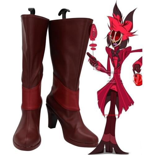 ALASTOR Shoes Boots Cosplay Costume Prop Halloween Shoes Men Women Custom Made