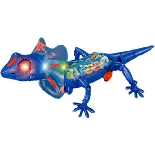 Robotic Electric Battery-Powered with Light and Sound Robotic Electric for Children Kids Gift Lizard Toy