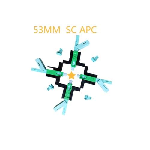 Hot Sale 50PC 100 PCS SC APC Fast Connector Single-Mode Connector FTTH Tool Cold Connector Tool Fiber Optic Fast Connnector 53mm