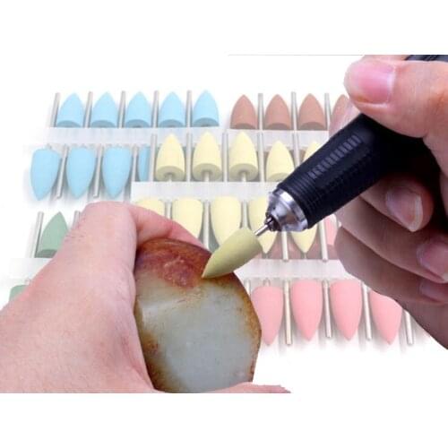 10pcs/lot 2.35mm silicone grinding head dental/jade polishing tool
