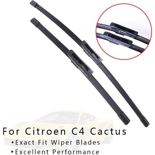 Winshield Wipers Blade For Cars for Citroen C4 Cactus from 2014 2015 2016 2017 2018 windscreen wiper car Accessories wholesale