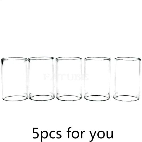 FATUBE 5pcs straight glass cup for KF Kayfun mini V3 plus / kayfun v4 v5 mini / kayfun prime 2ml/4ml GLASS TUBE