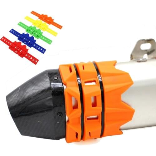 Universal MX Motorcycle Exhaust Muffler Silencer Protector guard Baffles forCRF EXC Dirt Pit Bike Parts Motocross