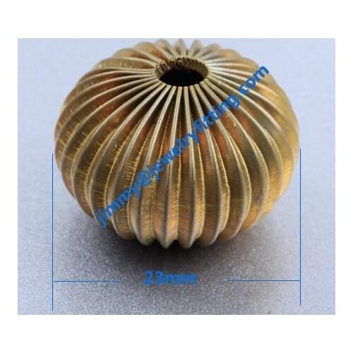 Jewelry findings wholesale 23 mm corrugate beads oval shape DIY beads