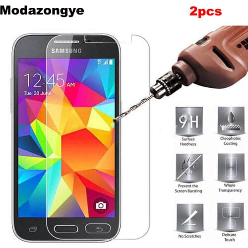 2Pcs Tempered Glass For Samsung Galaxy Core Prime LTE SM-G360H G360F G360 SM-G361F G361H Screen Protector Protective Film