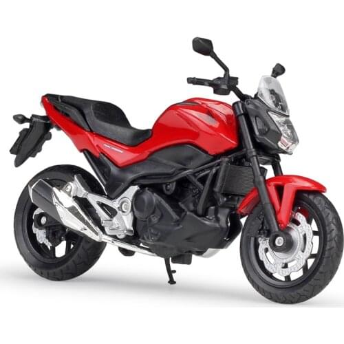 1:18 WELLY Honda 2018 NC750S Street Die-cast Motorcycle Diecast Toy For Kids Gift Collection Free Shipping