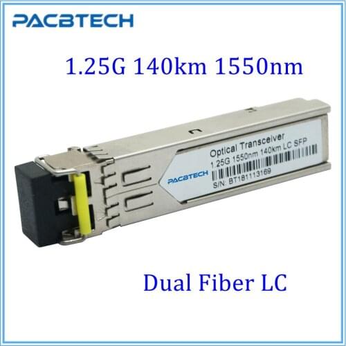 1.25G Dual Fiber LC SFP,1G 1310nm 1550nm 80km Duplex LC Fiber Optic SFP Transceiver Module