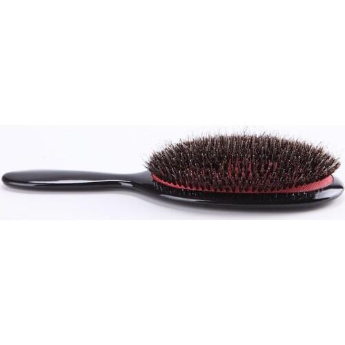1PC Oval Boar Bristle & Nylon Hair Comb Mini Anti-static Hair Scalp Massage Comb Hairbrush Salon Hair Brush Styling Tool