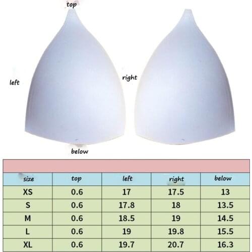 10pairs Wholesale High Quality Large Black White Skin Triangle Chest Pad Party Wedding Bikini Swimsuit Wedding Dress Chest Pad