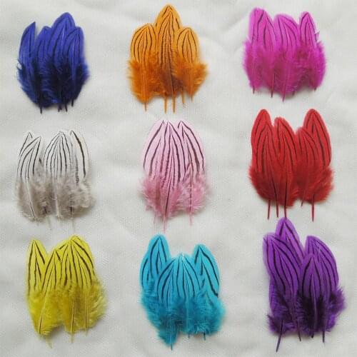 30Pcs/Lot! 7-10cm! Multicolor Silver Pheasant Feathers For Craft/Millinery/Jewellery/Fascinators,Fly Tying Materials,9Colours