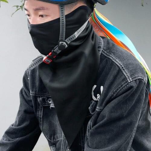 1pc Black Cycling Mask Winter Warm Windproof Outdoor Sports Riding Balaclava Protective Face Neck Cover Sport Accessories