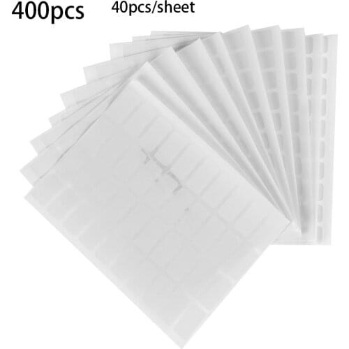 400/500Pcs Self-Adhesive White Label Sticker Craft Classification Sticky Name Number Blank Note Writable Tags Embroidery Tool
