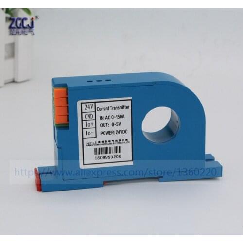 Measure ampere range AC 0-150V 0-5V DC Transmit analog signal output AC ampere sensor 150A current transmitter