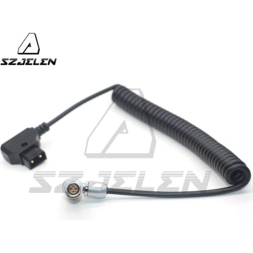 Red Scarlet Camera Power Cable, D-Tap to Right Angle 6Pin Female Power Cable for Red Scarlet & Epic Camera