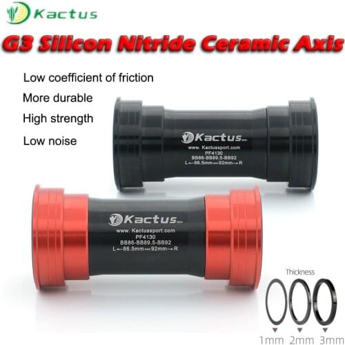 KACTUS Bottom Bracket Ceramic Bearing PF4130 BB86 92 G3 for Mountain Road Bicycle Cranksets SRAM/Rotor Axis 30mm Width 86.5-92mm