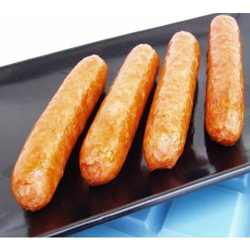 4Pc Casings for Sausage Salami Caliber 40Mm Length 100Cm Hot Dog Casing Shell Cooking Homeuse Tool Basters Inedible Casings