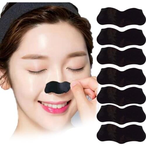 10/30pcs Bamboo Charcoal Blackhead Remover Nose Mask Strips for Nose Cleansing Nose Sticker Deep Clean Treatment