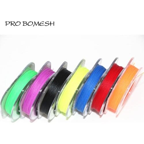 Pro Bomesh 7Spools/Lot 50m/Spool 200D NCP Wrapping Thread Spinning Rod Casting Rod DIY Fishing Rod Building Material Repair