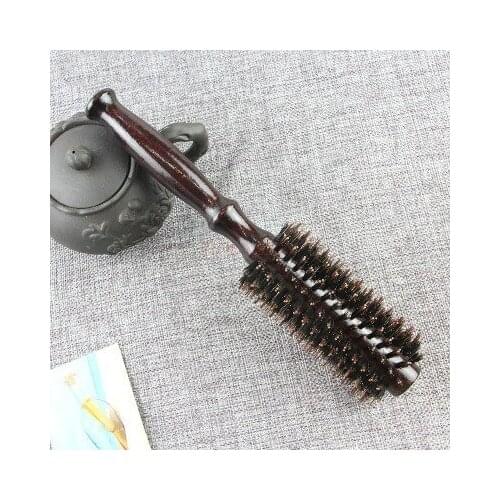 Hair Salon Hair Stylist Home Pig Mane Round Curly Hair Comb Anti-static High Temperature Roll Comb Hair Styling Comb Sale