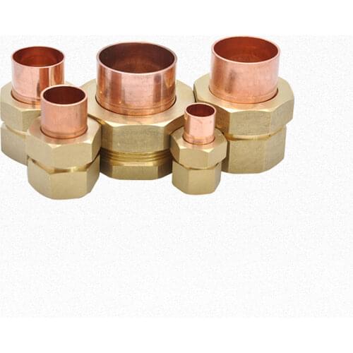 1/4" 3/8" 1/2" 3/4" 1" -4" BSP Male Brass To Copper Solder Cup Connector End Feed Plumbing Fitting Coupler For Air Condition