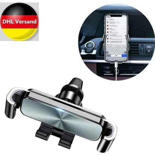 Universal Smartphone Holder for Car Air Vent Mount Phone Holder Stand for iPhone Samsung Metal Gravity Mobile Phone Holder