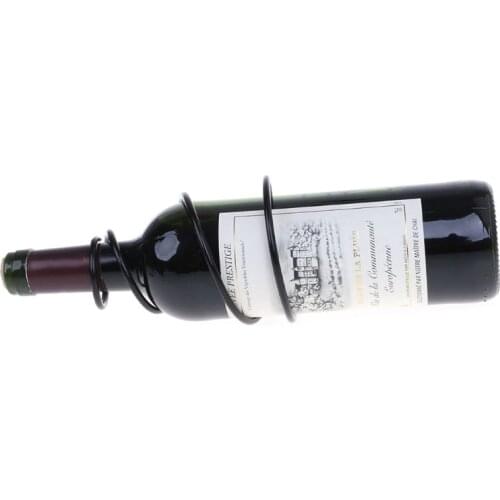 Iron Wall Mounted Wine Bottle Rack Holder Display Shelf Kitchen Bar Exhibition Storage Organizer Home Decor