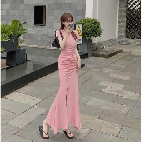 Women Dresses Womens Summer Split Irregular Dress Vestido De Mujer