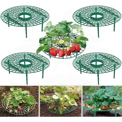 5/10/1 PCS Strawberry Stand Frame Holder Balcony Planting Rack Fruit Support Plant Flower Climbing Vine Pillar Gardening Stand