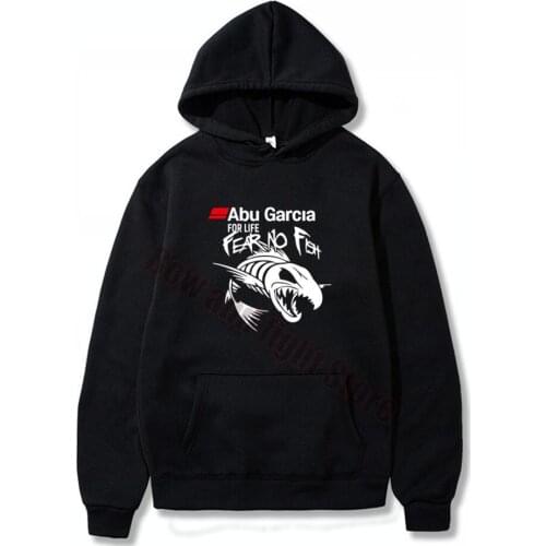 Abu Garcia Fear No Fish Mens Hoodies Spring Autumn For Life Men and women Sweatshirt hoody Tops