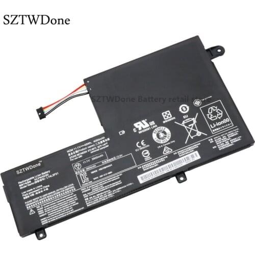 SZTWDone L14M3P21 Laptop Battery For Lenovo M51-80 Flex 3 1470 1570 Flex 4 1470 Yoga 500-15 ISK Edge 2-1580 L14L3P21