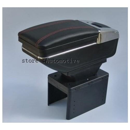 Car Arm Rest Storage Box For Renault/Opel/Ford/Toyota Center Centre Console Rotatable Armrest