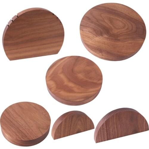 E56A Wood Necklace Stand Holder Shelf Jewelry Display Rack Rings Earring Bracket Gift