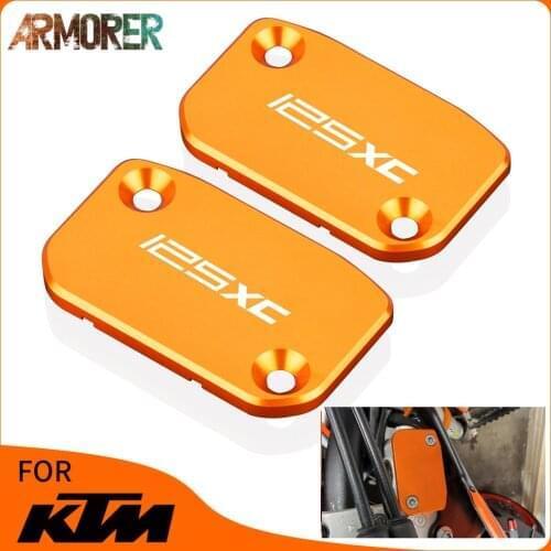 125XC High Quality Front Brake Clutch Fluid Reservoir Cover Cap For KTM 125 XC Motorcycle CNC Aluminum Accessories 2021