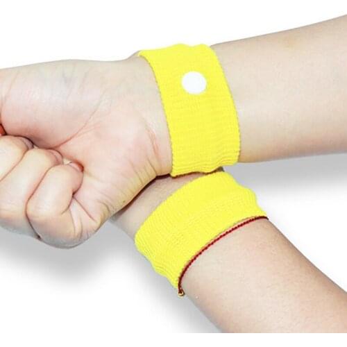 1/2pcs New Adjustable Travel Reusable CottonWrist Band Anti Nausea Wristbands Sickness Car Motion Sea Sick Ship Plane