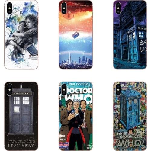 Soft TPU Fashion Cell Case I Am Doctor Who Dw Tardis For Sony Xperia Z Z1 Z2 Z3 Z3+ Z4 Compact Z5 Plus M2 M4 XA XA1 XZ Premium