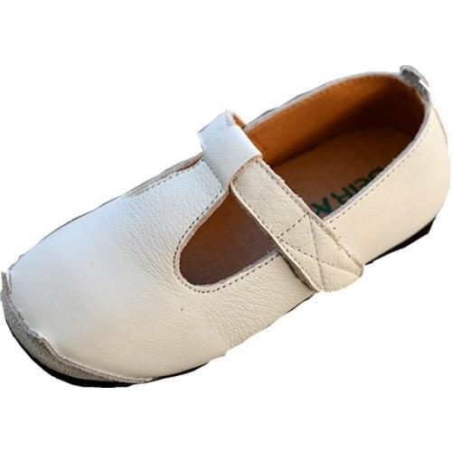 Genuine Leather Childrens Black Dress Shoes Toddler Grils Shoes Kids Casual Girls School Party Show Shoes Girl Loafer 2021 New