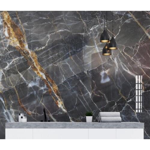 Custom wallpaper black marble pattern background wall mural home decoration living room bedroom decoration painting 3d wallpaper