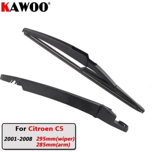 KAWOO Auto Car Rear Wiper Blade Blades Back Window Wipers Arm For Citroen C5 Hatchback (2001-2008) 295mm Auto Windscreen Blade