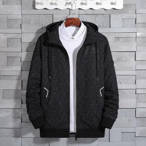 Plus Size 8XL 7XL 6XL XXXXXL jacket men casual sweatshirt fashion jacket men Run sports zipper hooded coat men clothing