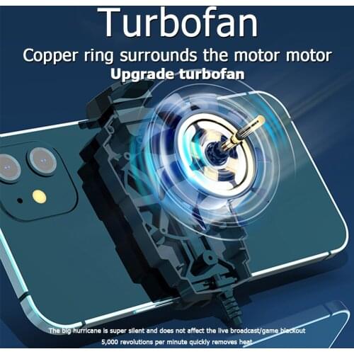 Universal Smart Phone USB Cooling Fan Portable Mobile Phone PUBG Gaming Heat Sink Cooling Fan Cooler System Phone Radiator
